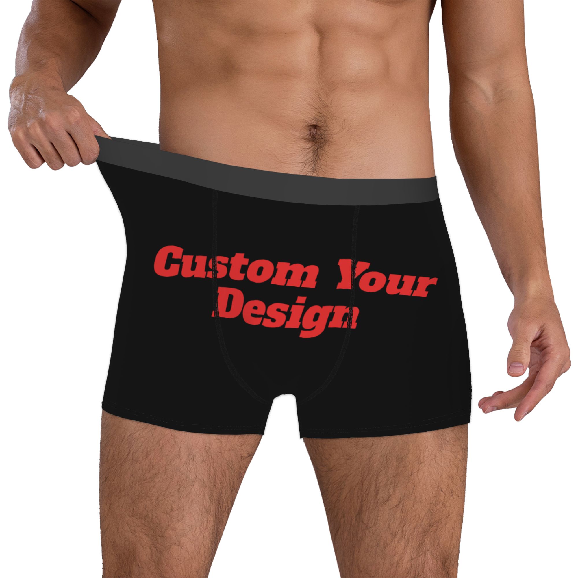 Boyshort Underwear - ملابس داخلية رجالية مخصصة مع طباعة