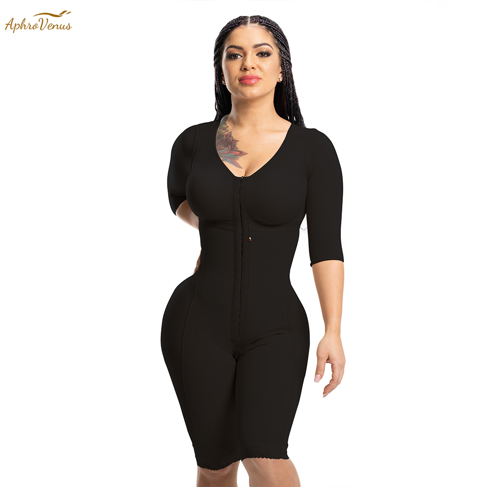 Shapewear Bodysuit Firm - Fajas كولومبياناس كم طويل ارتفاع ضغط