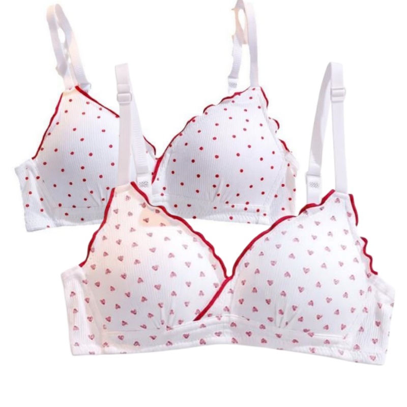 Bralette Wireless Soft - طقم حمالة صدر لاسلكية لطيفة وجميلة،