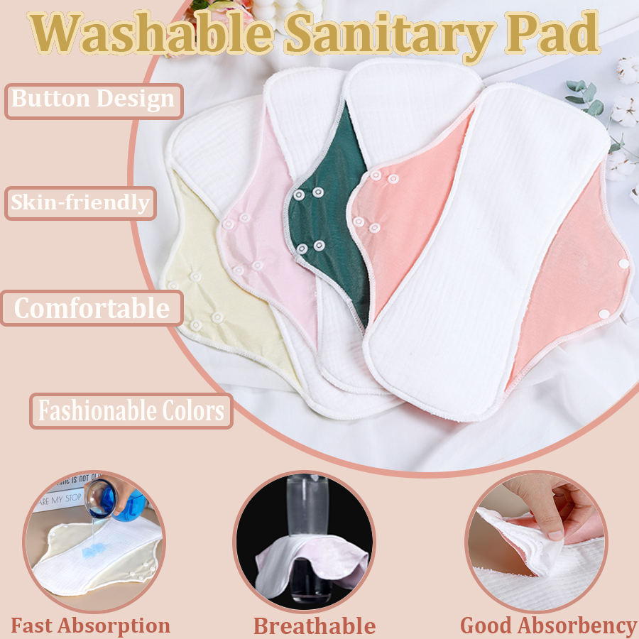 Period Panty Absorbent - قطعة واحدة من الفوط الصحية القابلة
