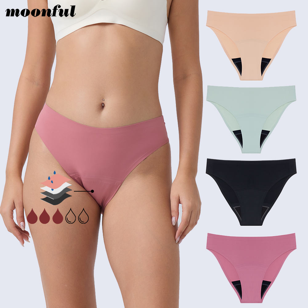 Period Panty Absorbent - سراويل الحيض النساء مانعة للتسرب فترة