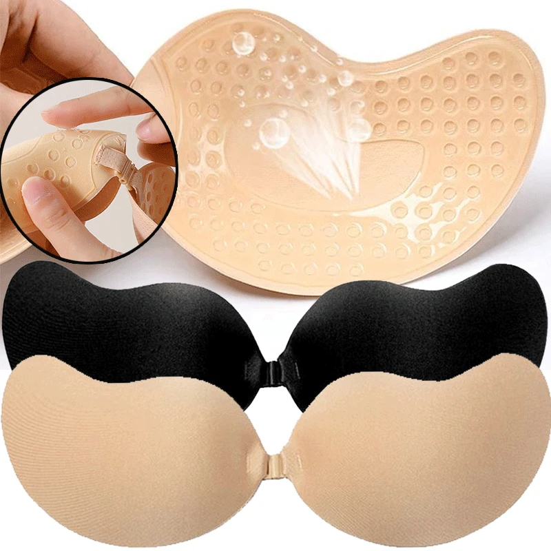 Silicone Bra Adhesive - أغطية حلمات الثدي اللاصقة القابلة لإعادة
