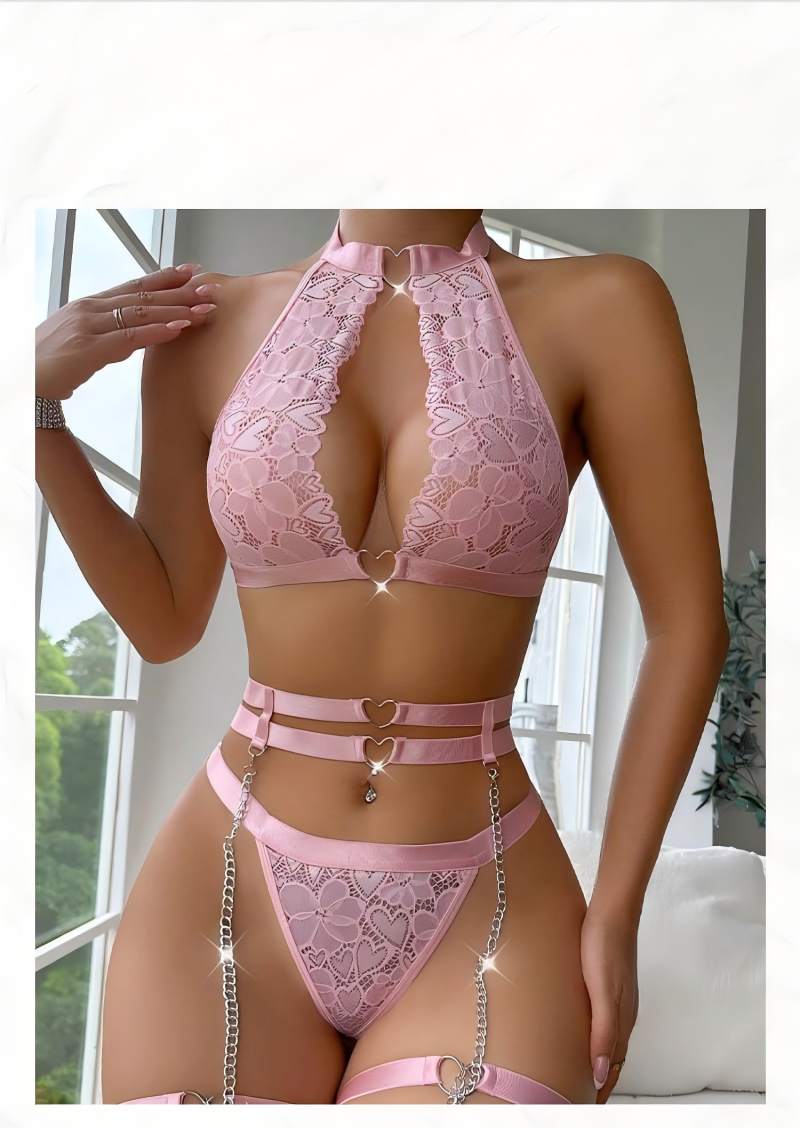 طقم لانجري مثير من الدانتيل بت - مراجعة Push Up Bra Padded وسعره