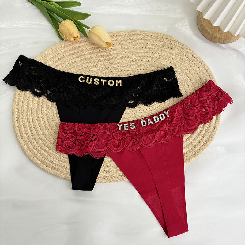 شخصية مخصصة ثونغ اسم كريستال ر - مراجعة Thong Bikini Women وسعره