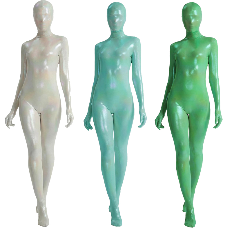 بدلة زنتاي نسائية لامعة متدرجة - مراجعة Shapewear Bodysuit Firm وسعره