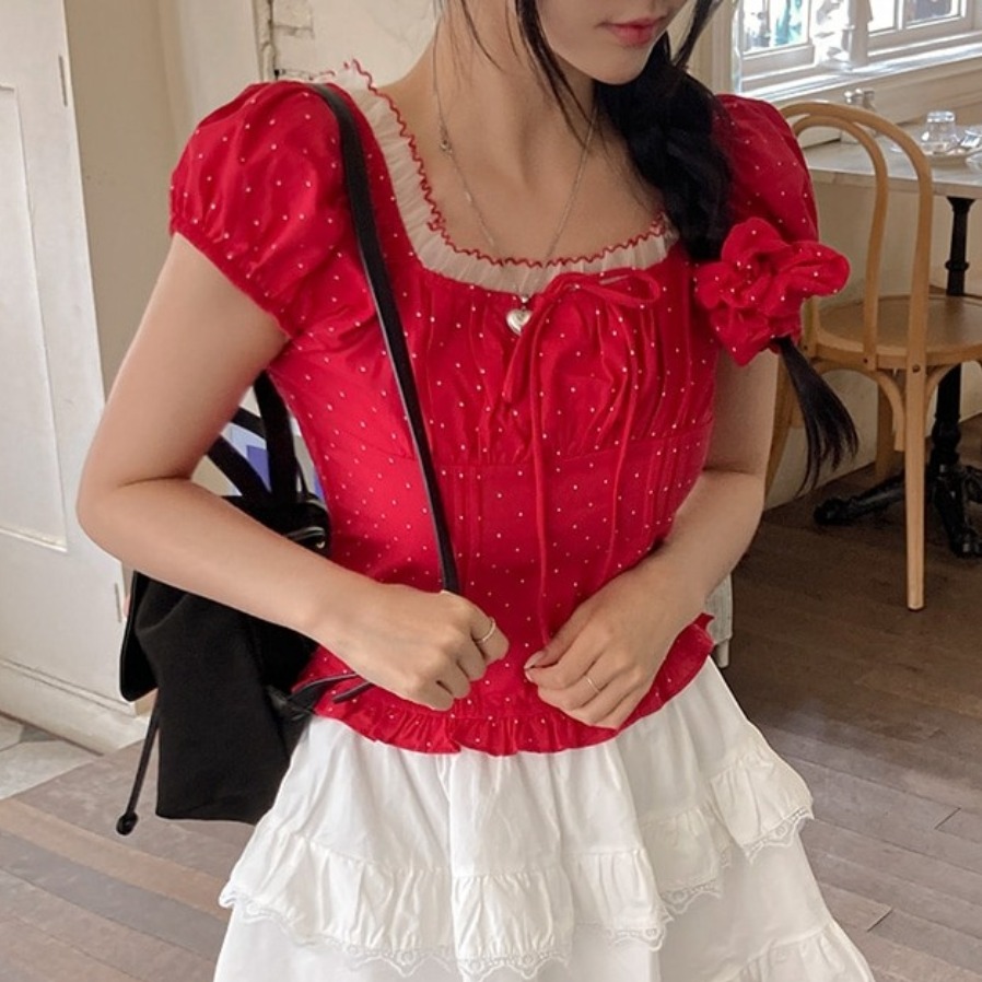 بلوزة نسائية صيفية أنيقة بأكما - مراجعة Corset Waist Cinch وسعره