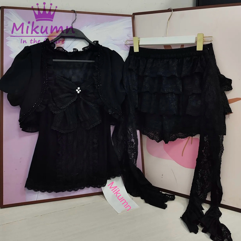 طقم ميكومن جوثيك لوليتا من 3 ق - مراجعة Cami Top Lace وسعره