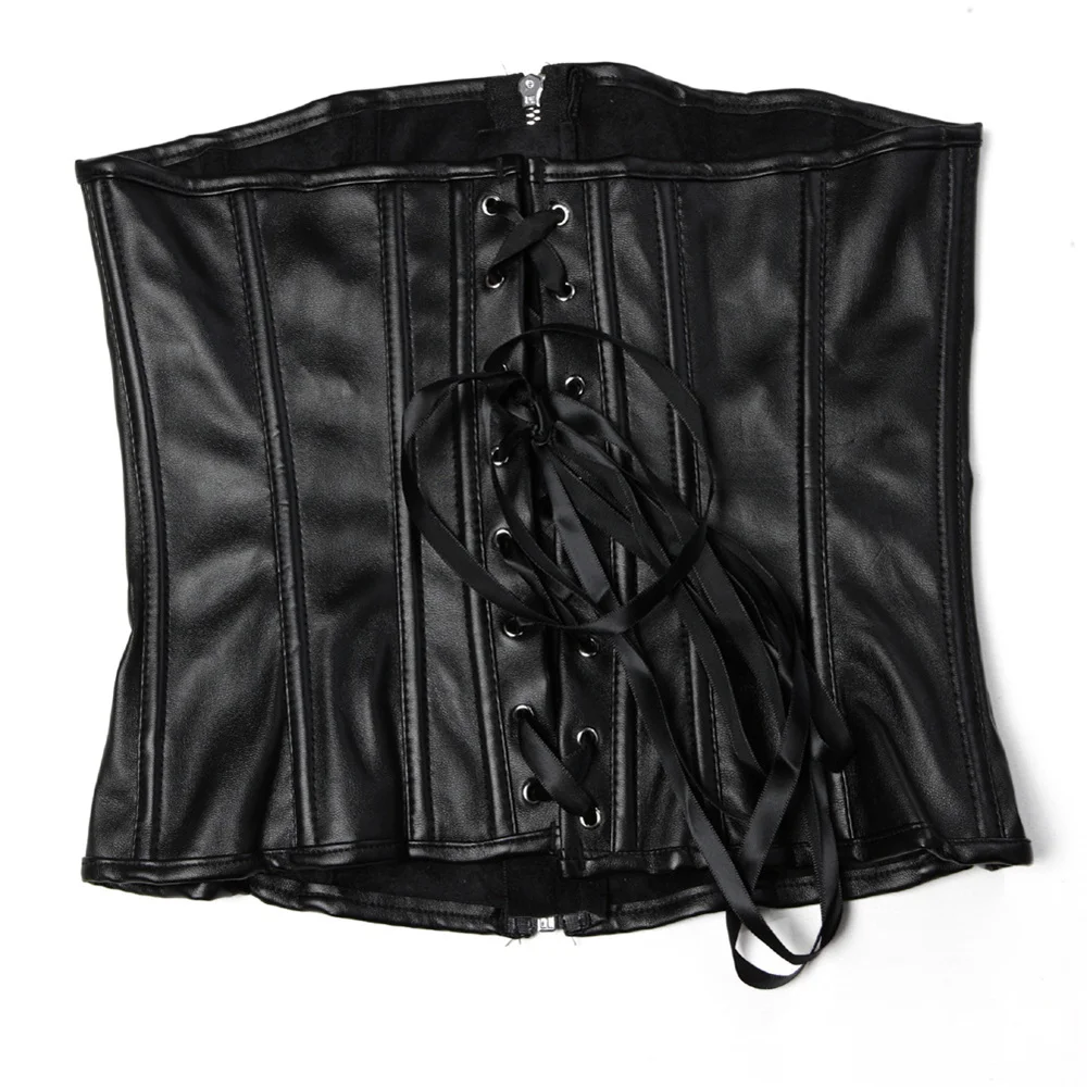 أسود قصير زيبر بو فو الجلود مش - مراجعة Corset Waist Cinch وسعره