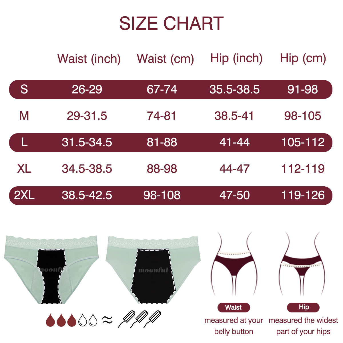ملابس داخلية نسائية قطنية مانع - مراجعة Period Panty Absorbent وسعره
