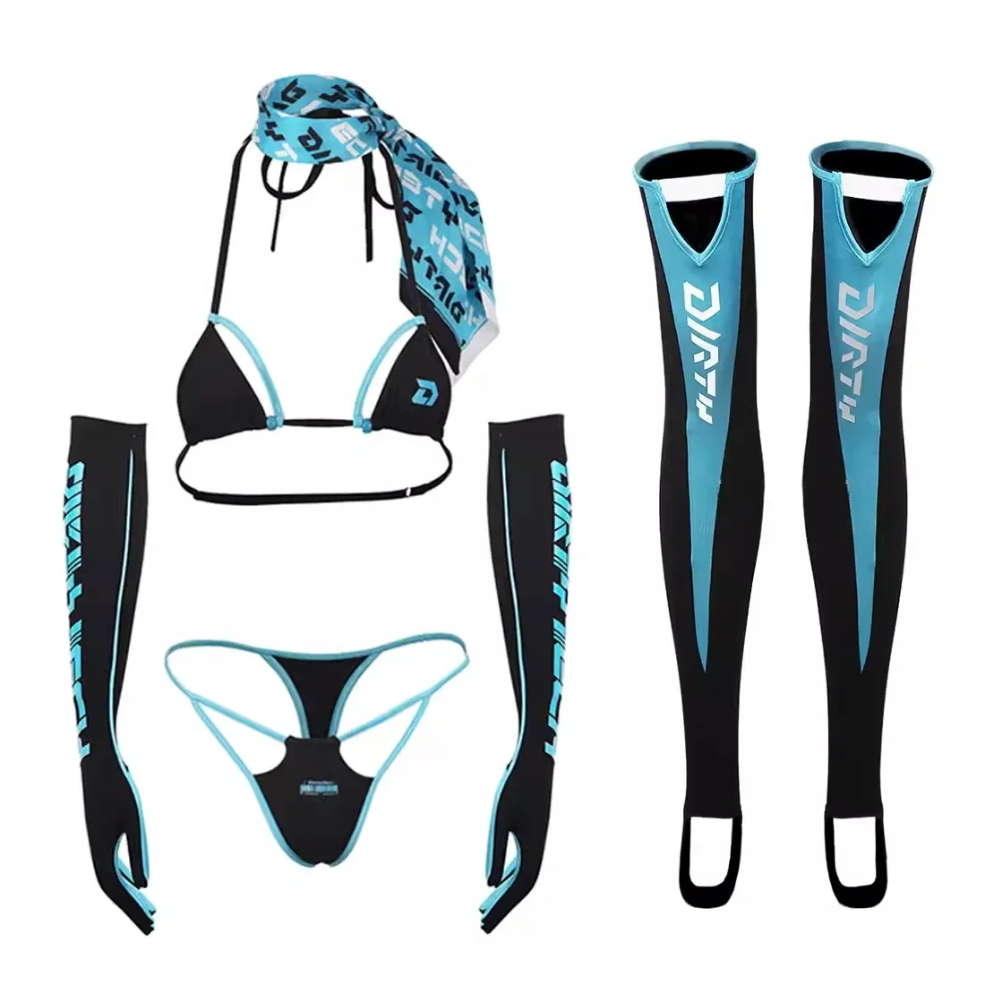 المرأة مثير 5 قطع مجموعة البكي - مراجعة Thong Bikini Women وسعره