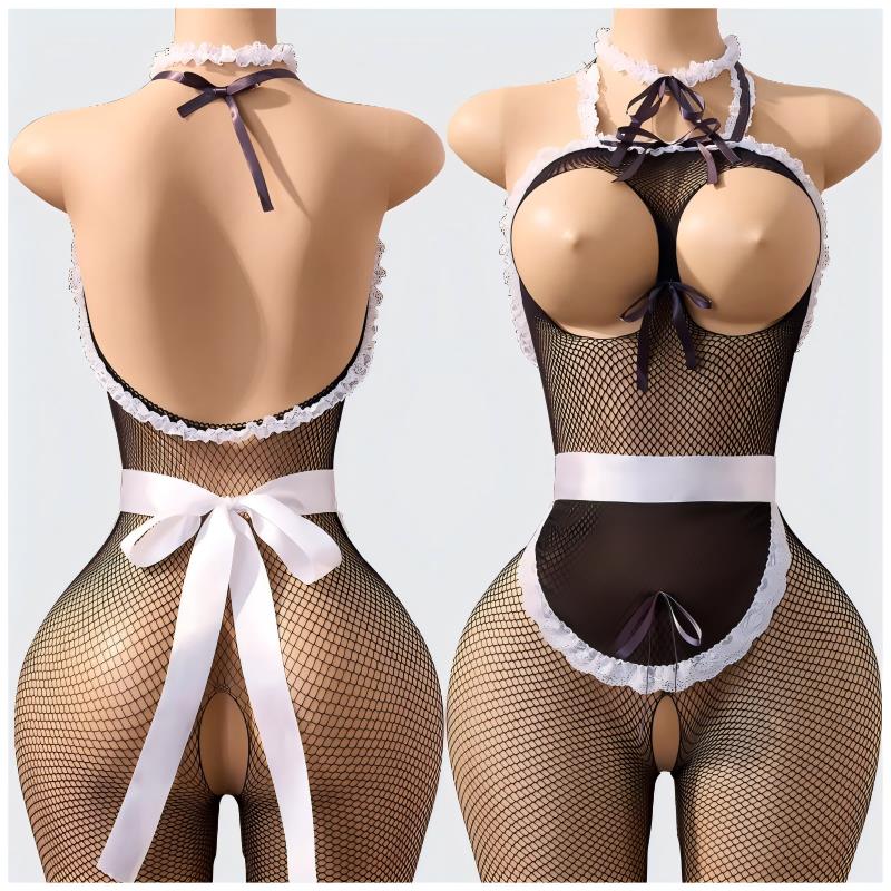 طقم لانجري مثير شبكي، بودي سوت - مراجعة Bodystocking Fishnet وسعره