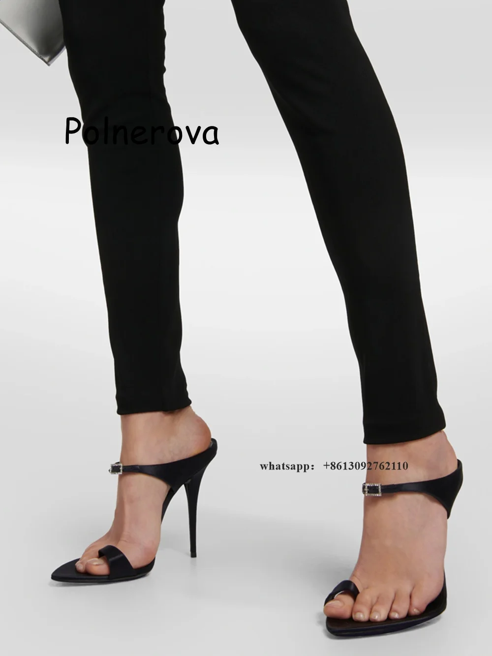 صندل نسائي بإصبع مفتوح ، حذاء  - مراجعة Slip Dress Satin وسعره
