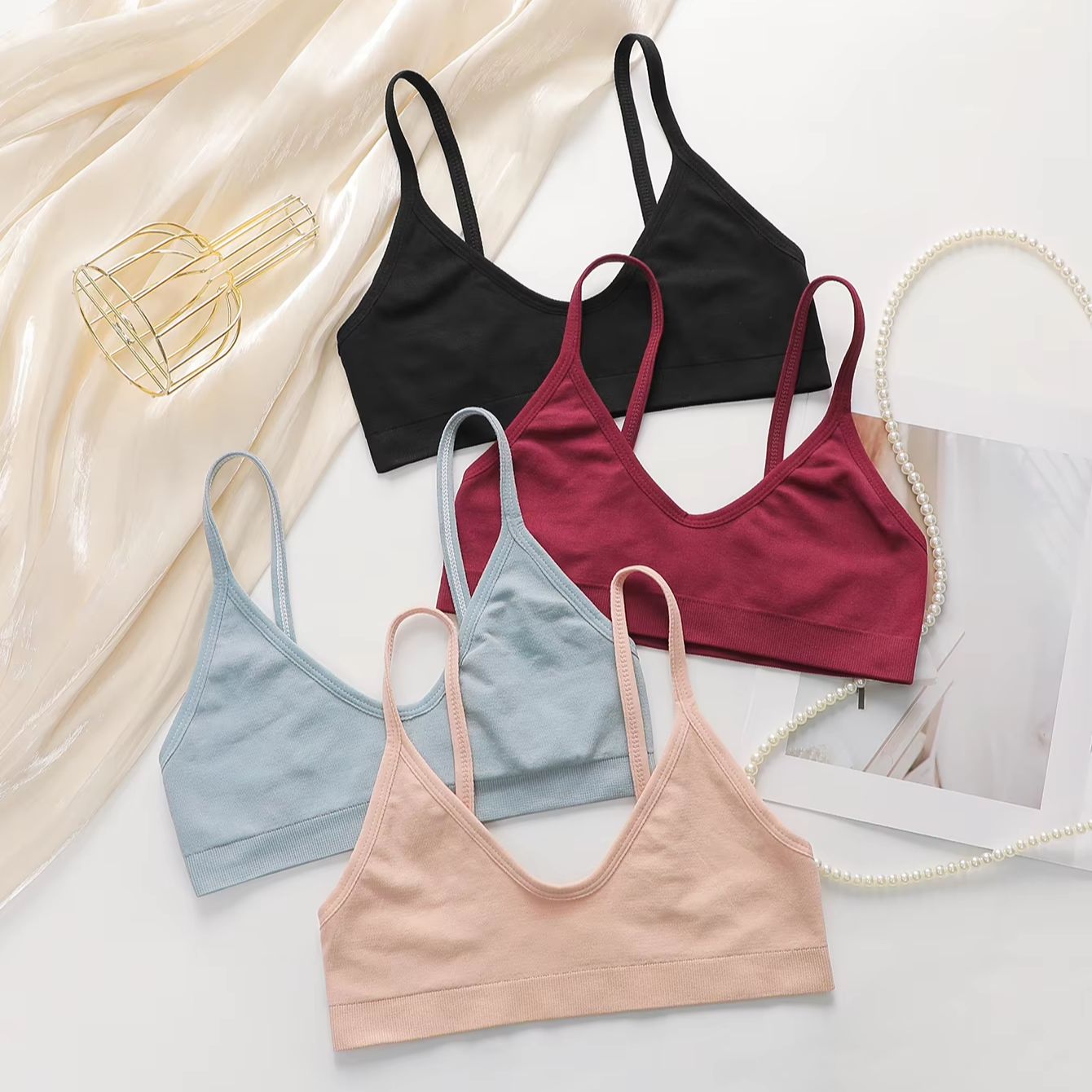 حمالة صدر نسائية بدون خياطة وب - مراجعة Bralette Wireless Soft وسعره