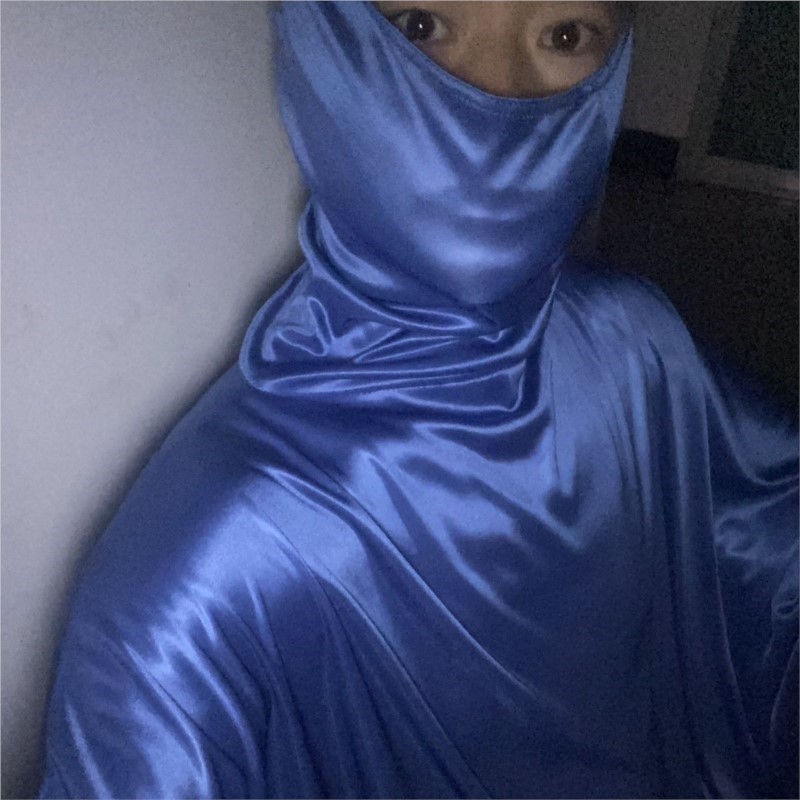 فستان ماكسي نسائي طويل بقلنسوة - مراجعة Robe Silk Women وسعره