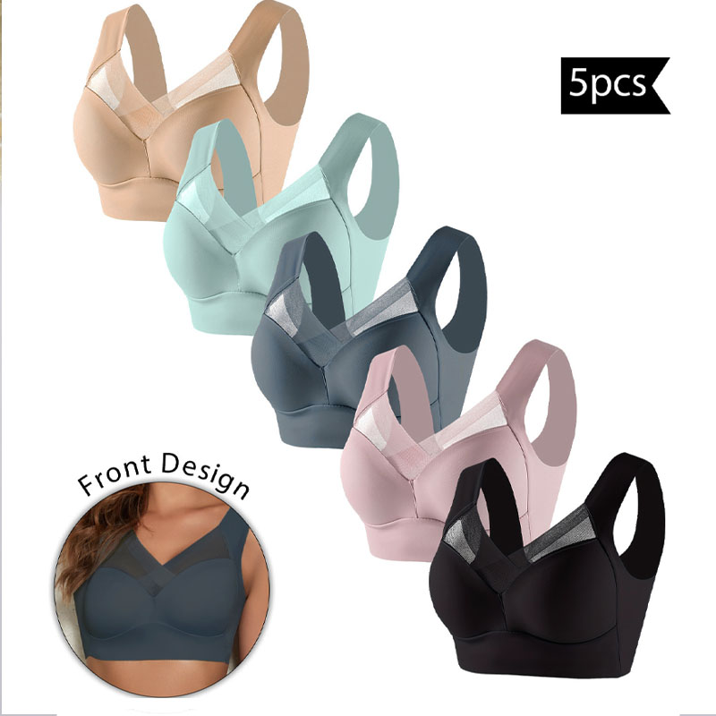 5 قطعة حمالات الصدر الرياضية ا - مراجعة Bralette Wireless Soft وسعره