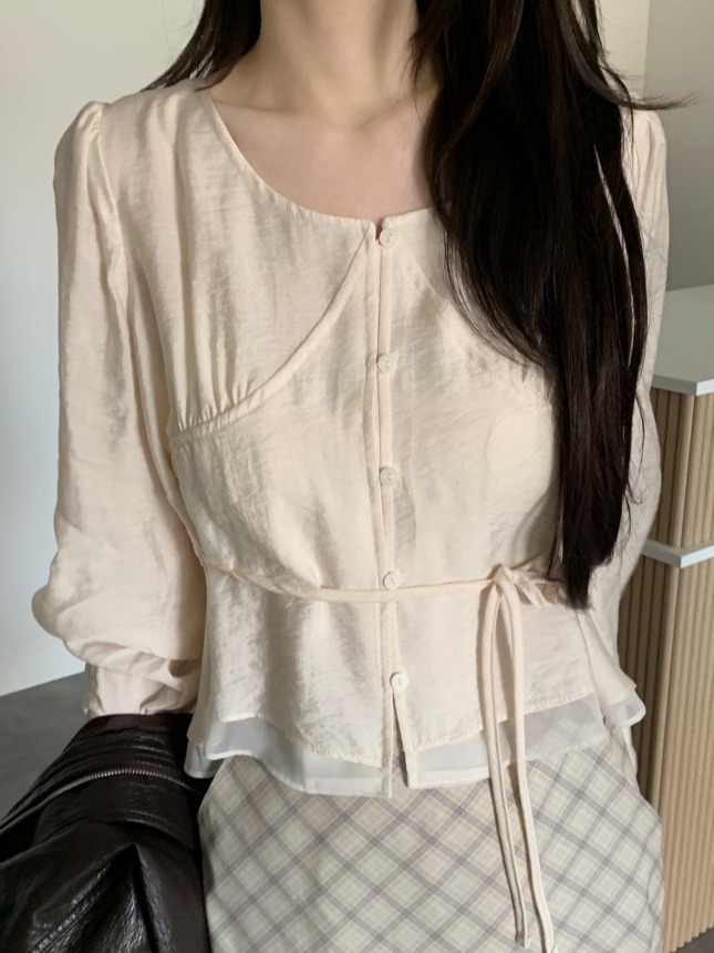 قميص نسائي أنيق لربيع 2026 بأك - مراجعة Corset Waist Cinch وسعره