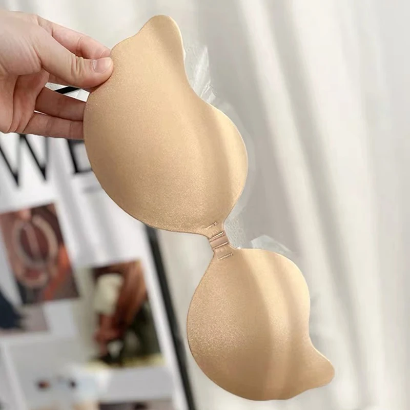 أغطية حلمات الثدي اللاصقة القا - مراجعة Silicone Bra Adhesive وسعره